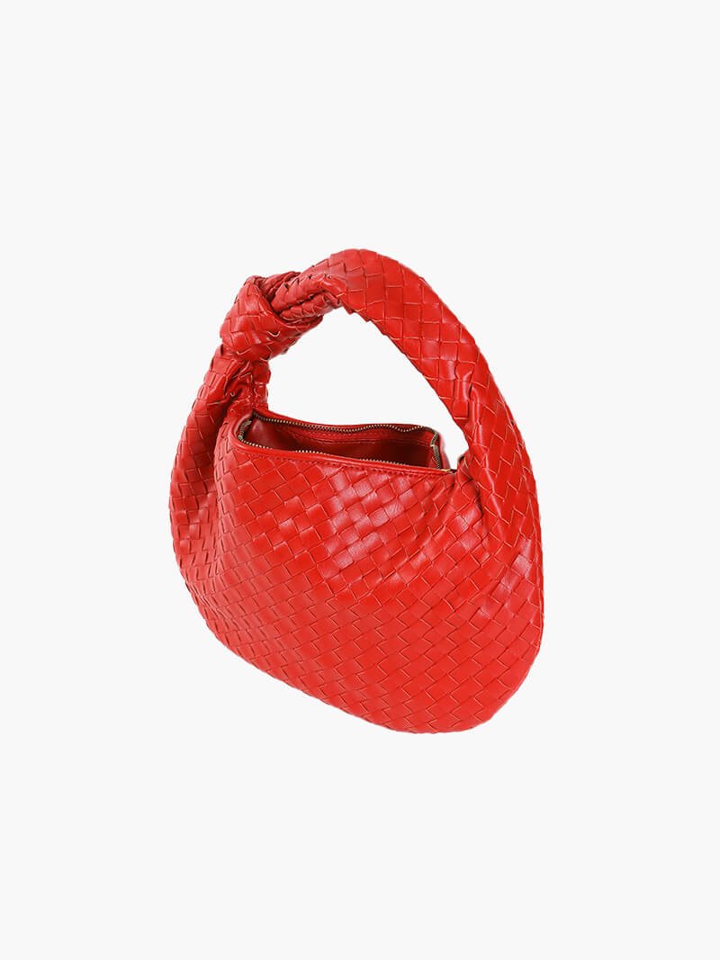 Sac Bandoulière Tressé Femme – Nœud Élégant & Format Compact