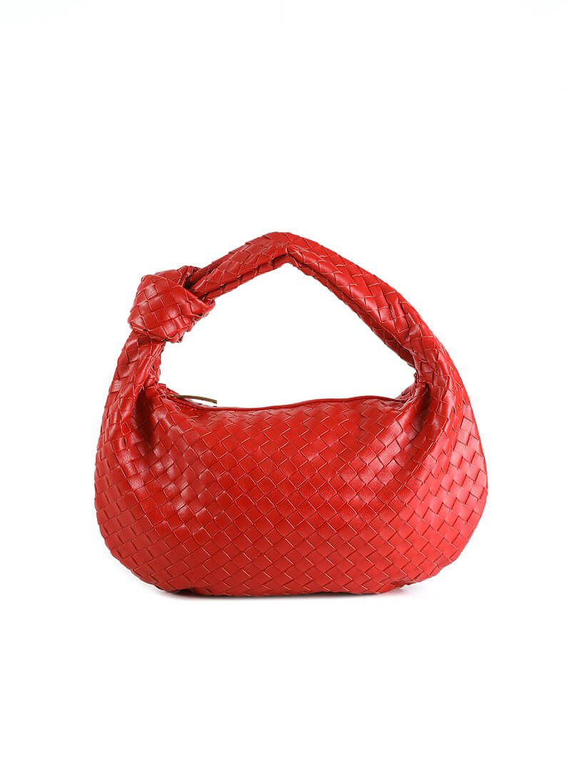 Sac Bandoulière Tressé Femme – Nœud Élégant & Format Compact