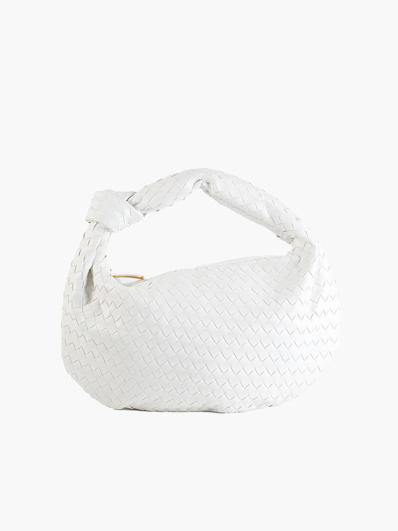 Sac Bandoulière Tressé Femme – Nœud Élégant & Format Compact