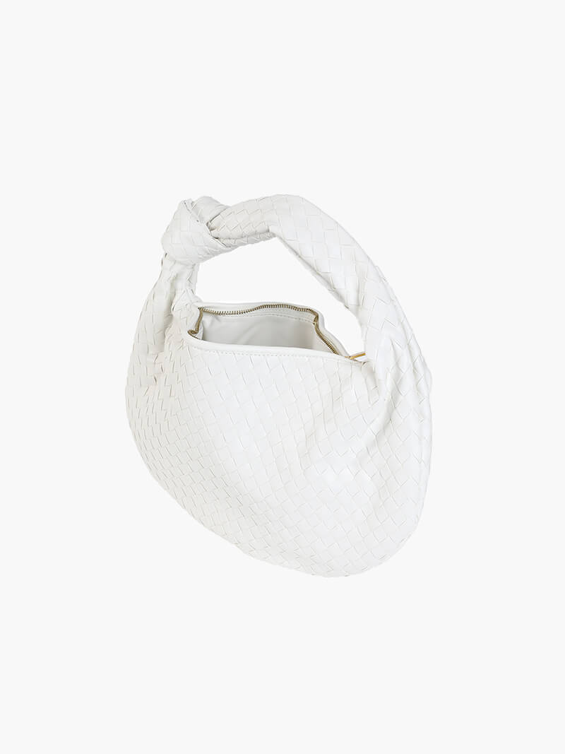Sac Bandoulière Tressé Femme – Nœud Élégant & Format Compact