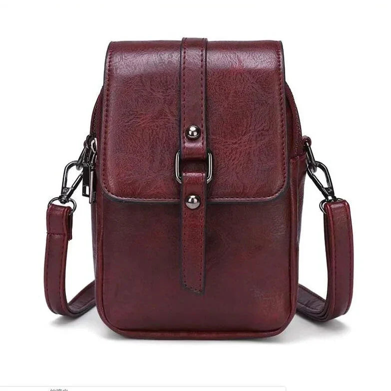 Petit Sac Bandoulière Femme – Rabat à Fermoir & Compartiments
